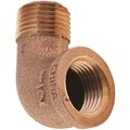 Proplus BRASS 90 DEGREE STREET ELBOW, 1/2, LEAD FREE 116-8